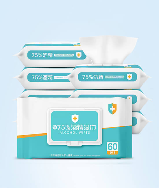 60 Pcsbag Wet Wipes