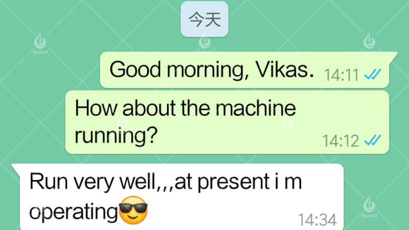 After-sales feedback-vikas