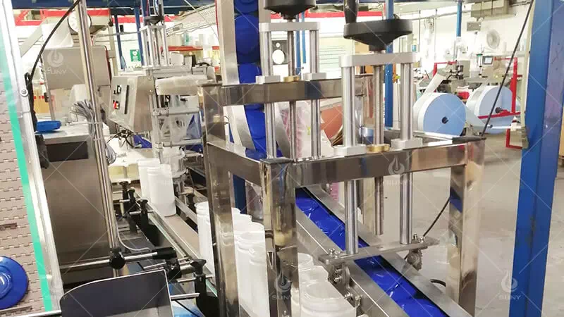 SYC-40 Barrel Type Canister Wet Wipes Production Line In UK