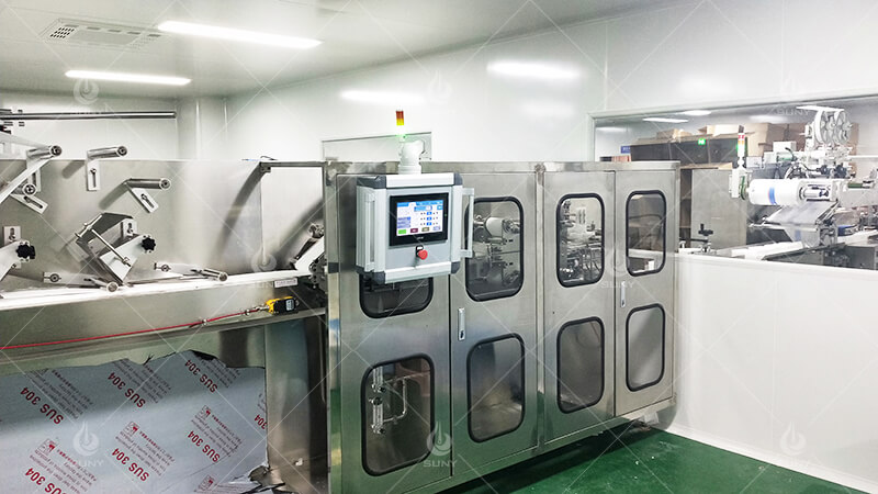 SYF-12 Alcohol Disinfecting Wipes Machine In Shandong