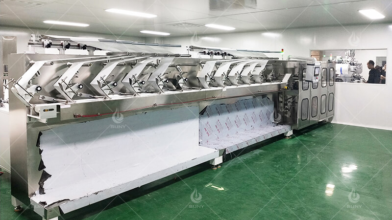 SYF-12 Alcohol Disinfecting Wipes Production Line In Shandong