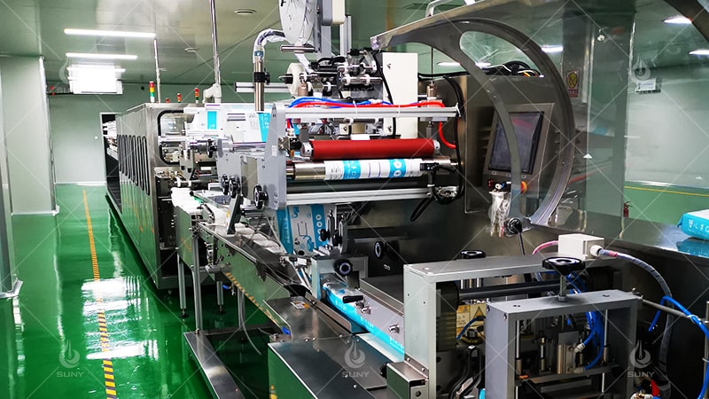 SYF-16 Wet Wipes Production Line In Tianjin