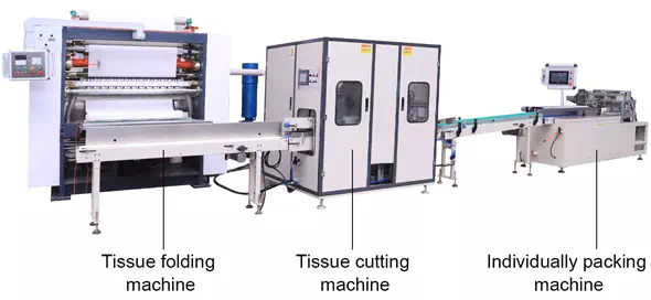 Facial tissue machine equipment composition