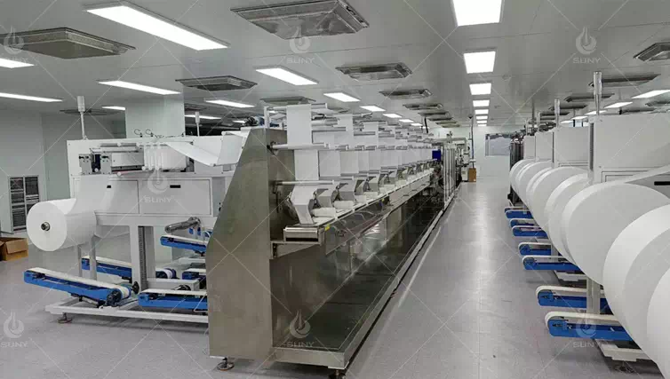 SYF-12 Removable Wet Wipes Machine In Henan