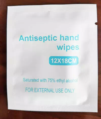 Antiseptic hand wipes