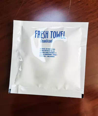 Refreshing wipes