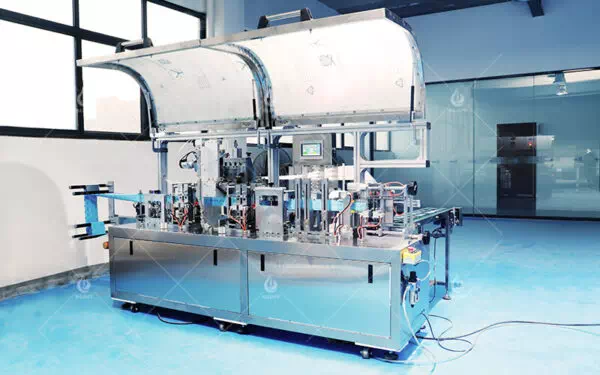 Single 4 Side Sealing Wet Wipes Machine