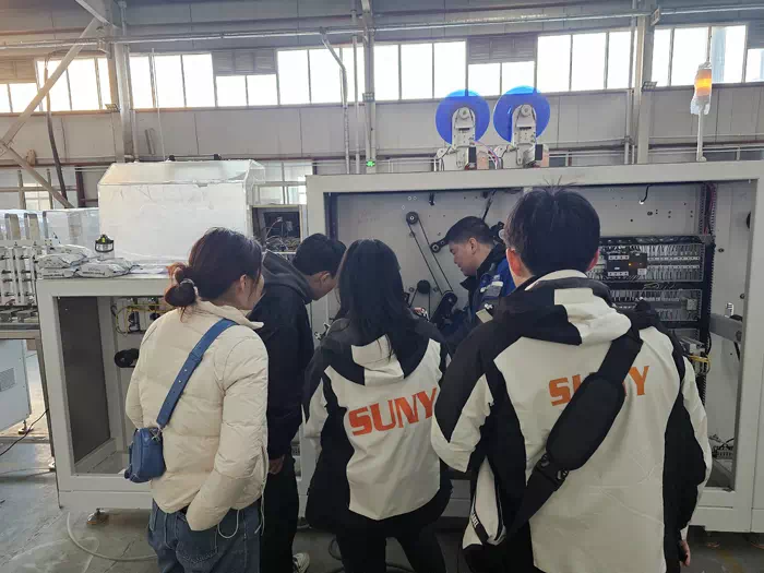 Wet wipes machine training and learning