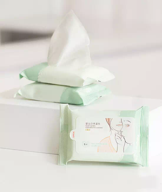 5 Pcsbag Wet Wipes