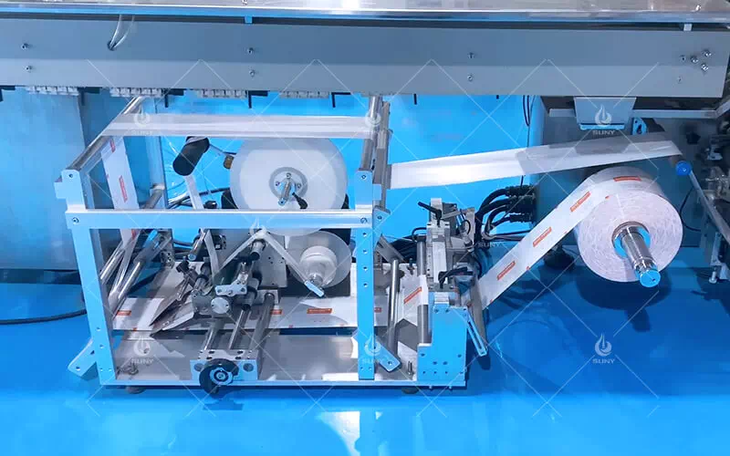 Punching and Labeling of Packaging Film