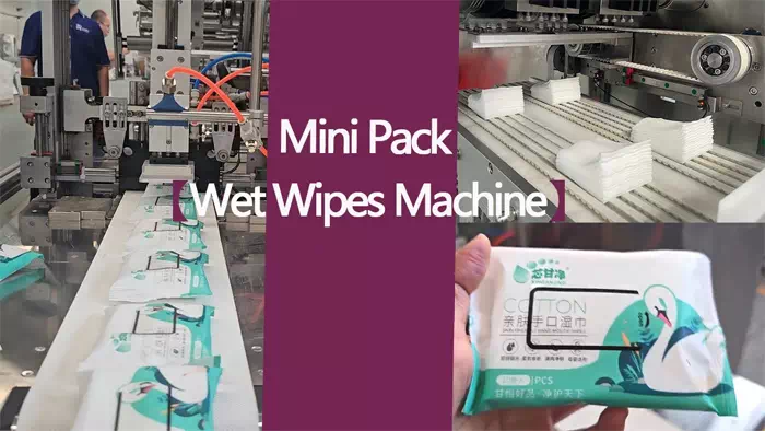 Mini Pack Wet Wipes Machine