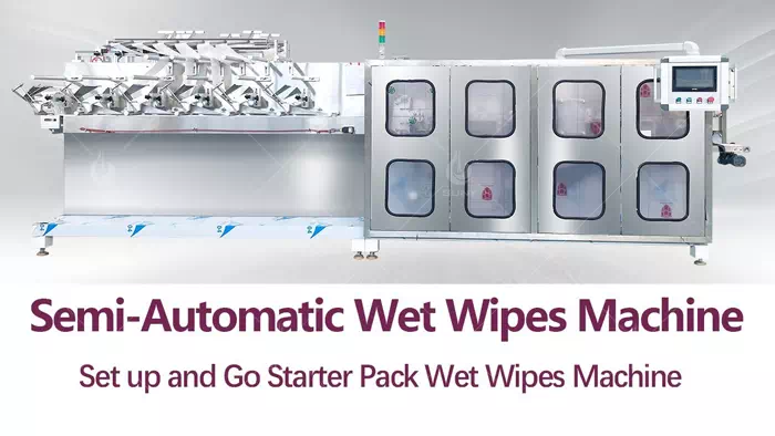 Semi Automatic Wet Wipes Machine