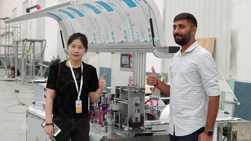 Machine for Single Wet Wipes