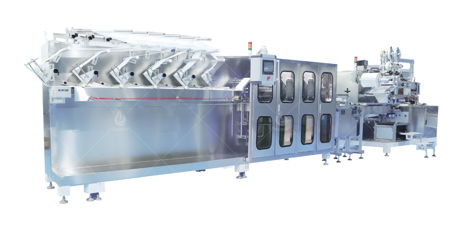 6-lane Wet Wipes Manufacturing Machine