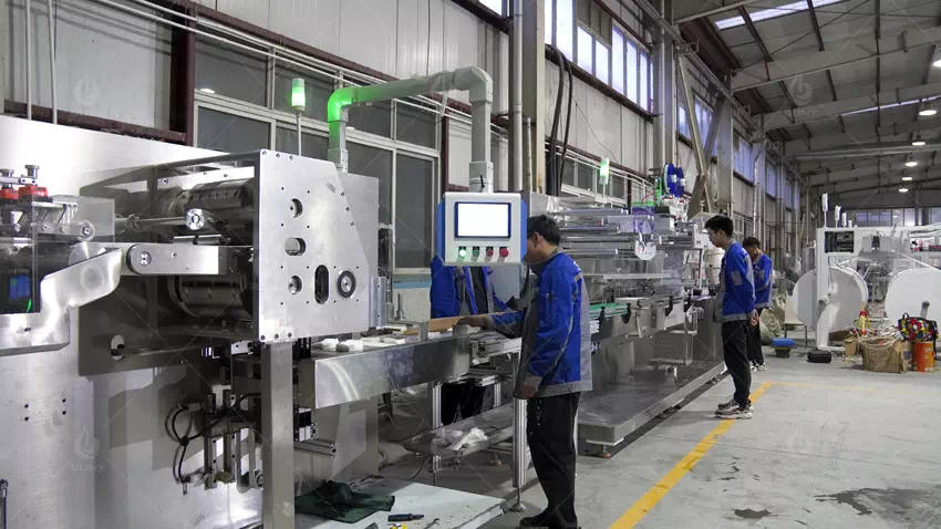 Single Pack Wet Wipes Machine Fully Automatic