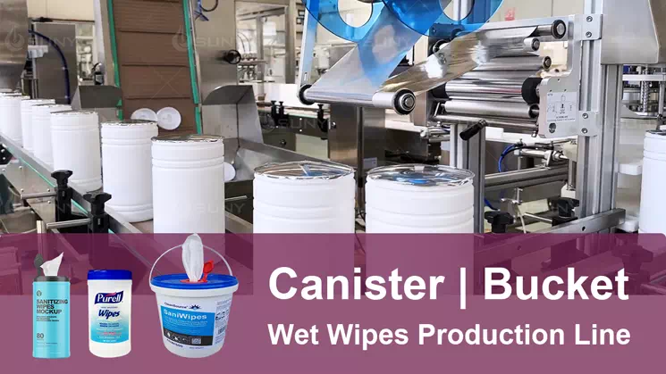 Canister Wet Wipe Making Machine
