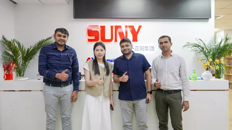Indian Customers Visited Us for Wet Wipes Machine