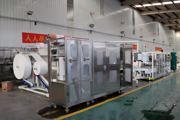 wet wipes manufacturing machine