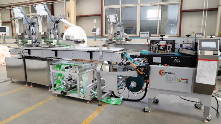 Full Automatic Back Sealing Wet Wipes Packing Machine