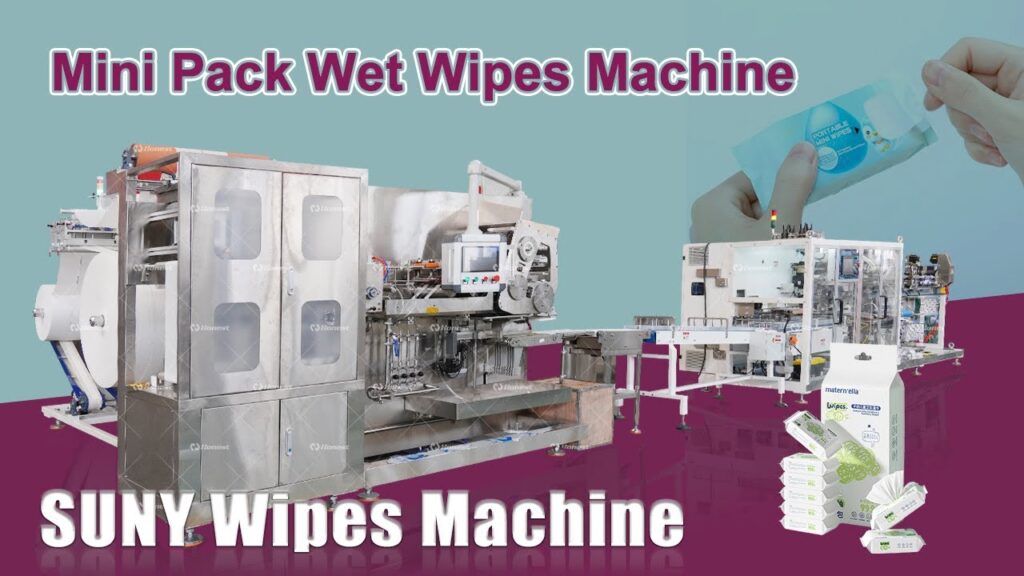 Mini Size Wet Wipes Machine