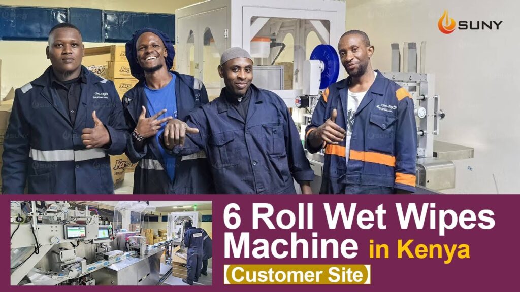 6 Roll Wet Wipes Machine in Kenya