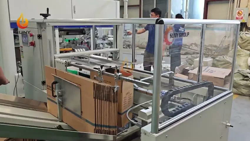 Case Erector Carton Packaging Machine Successfully Installed in Russia