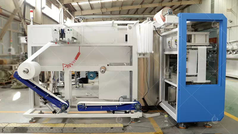 5-30 Pcs/Bag Portable Wet Wipes Production Line SY-535 Portable Wet Wipes Production Line