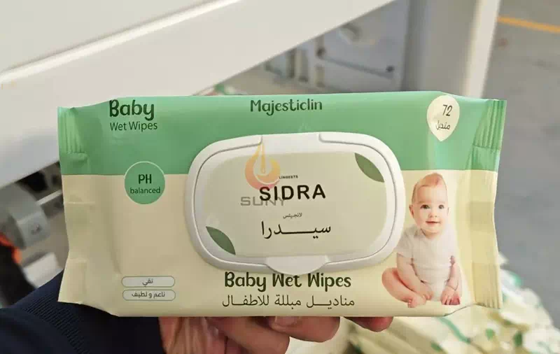 Automatic 12 Lane Wet Wipes Machine