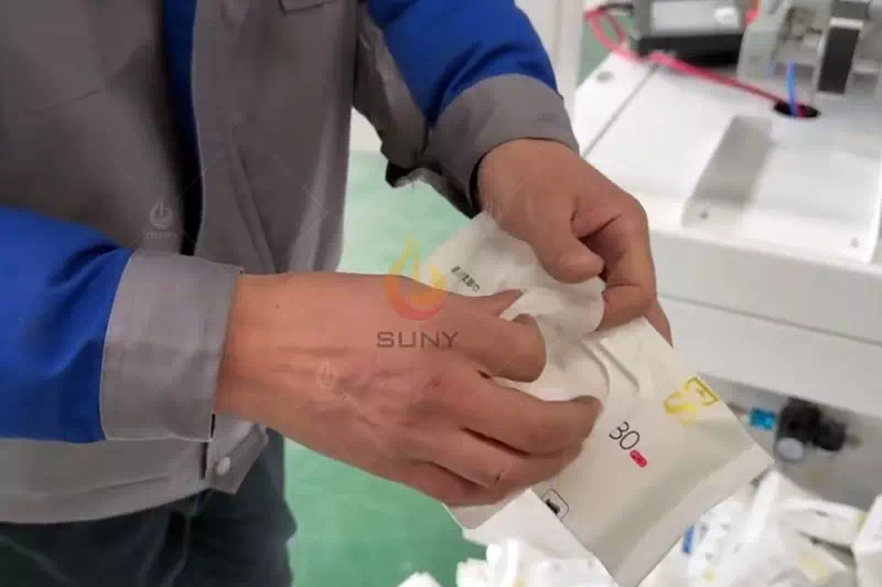12 Line Wet Wipes Machine Impresses During Factory Visit by Southeast ...