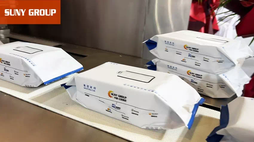 Bagging Machine for Wet Wipes Line