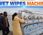 Large Capacity 12 Roll Wet Wipes Machine