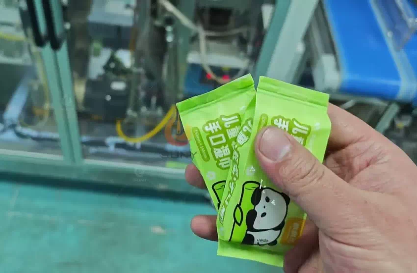 Mini Pack Baby Wet Wipes Machine for Small-Scale Production