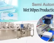 Wet Wipes Semi-Automatic Production Line with Manual Packaging Machine