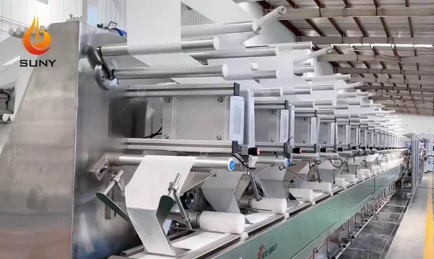 Automatic Wet Wipes Machine High Capacity Production