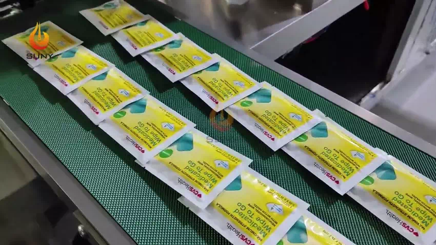 Single Wet Wipe Machine That Can Do Different Sizes