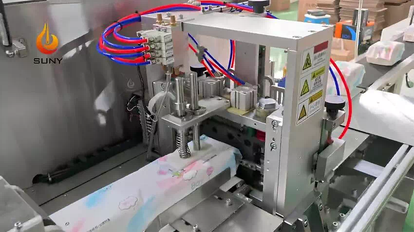 Changchun 12-Lane Wet Wipe Machine Customer Site