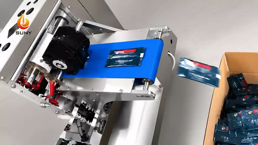 Single Pack Wet Wipes Machine Running in a U.S. Customer’s Factory