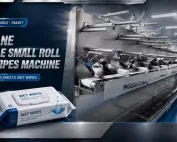 12-Lane Twin Roll Wet Wipes Production Line for 60 Pcs Pack