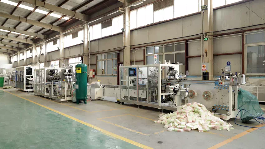 High-speed Production Line for Mini-pack Wet Wipes