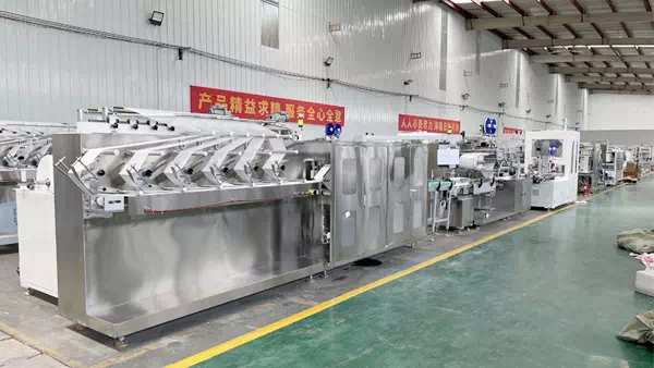 6 Line Full Automatic Wet Wipes Machine