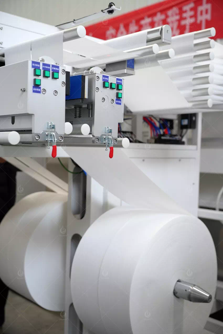 Small Twin Roll 12 Line Wet Wipes Machine