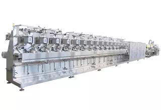Small Twin Roll 16 Line Wet Wipes Machine