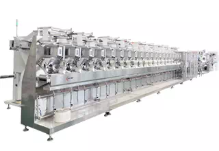 Small Twin Roll 20 Line Wet Wipes Machine
