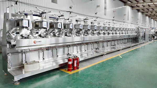 Small Twin Roll 20 Line Wet Wipes Machine SYF-20 Removable Wet Wipes Making Machine