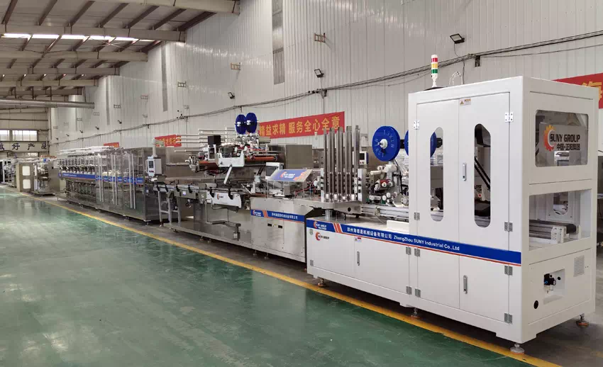 12 Line Baby Wet Wipes Machine for High Quality Wet Wipes Manufacturing