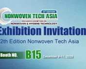 Meet SUNY Wipes Machine at Nonwoven Tech Asia 2026