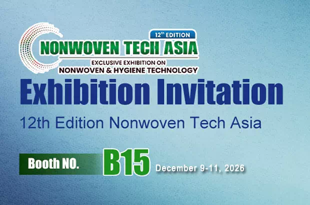 Meet SUNY Wipes Machine at Nonwoven Tech Asia 2026