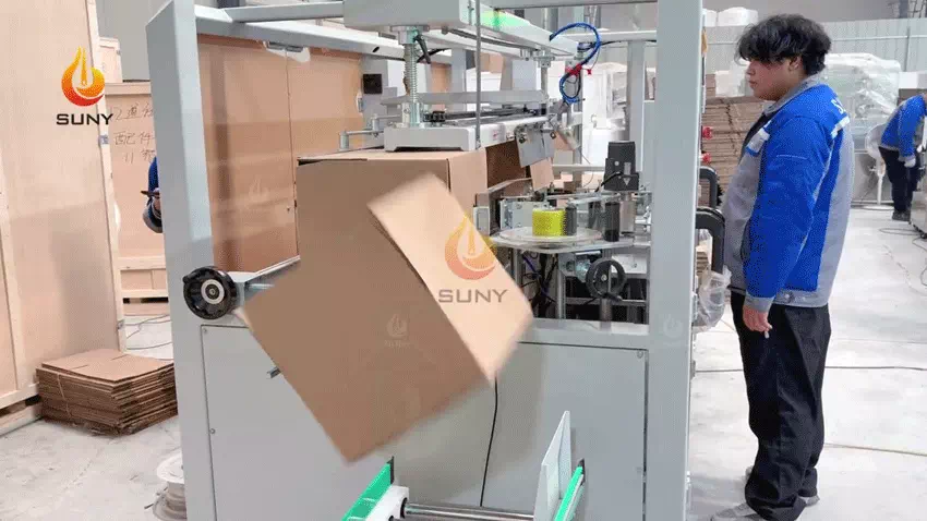 Automatic Case Erector Case Packing and Carton Sealing Line