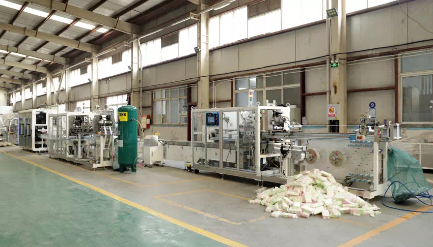 SUNY Mini Pack Wet Wipes Production Line