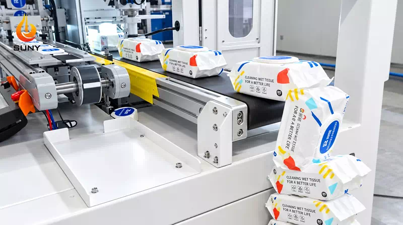 12-Lane Wet Wipes Production Line for 96 Wipes per Pack